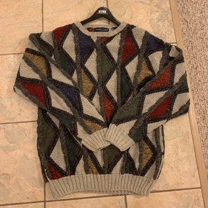 Vintage Northern Isles Hand Knit Sweater XL Cosby